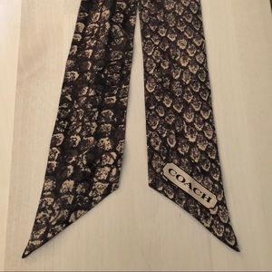 Authentic Snake Print Coach Purse/Head Scarf